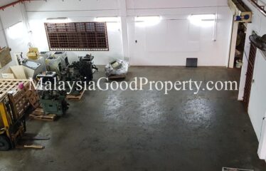 Desa Cemerlang 1.5 Storey Semi D Factory For Sale